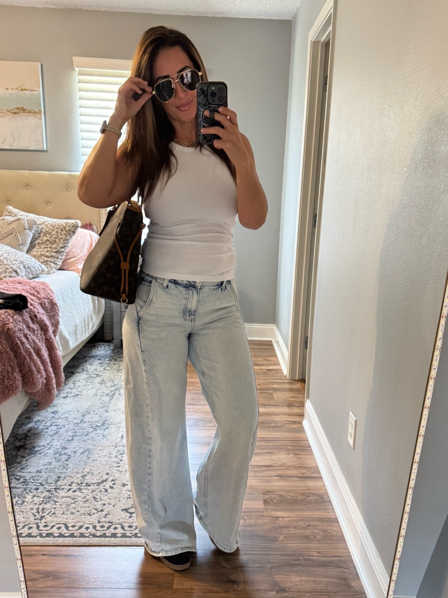 Love that these jeans can be dressed up or down! 
I’m wearing a size 5/27 jeans.

#LTKootd #LTKTall #LTKBeauty