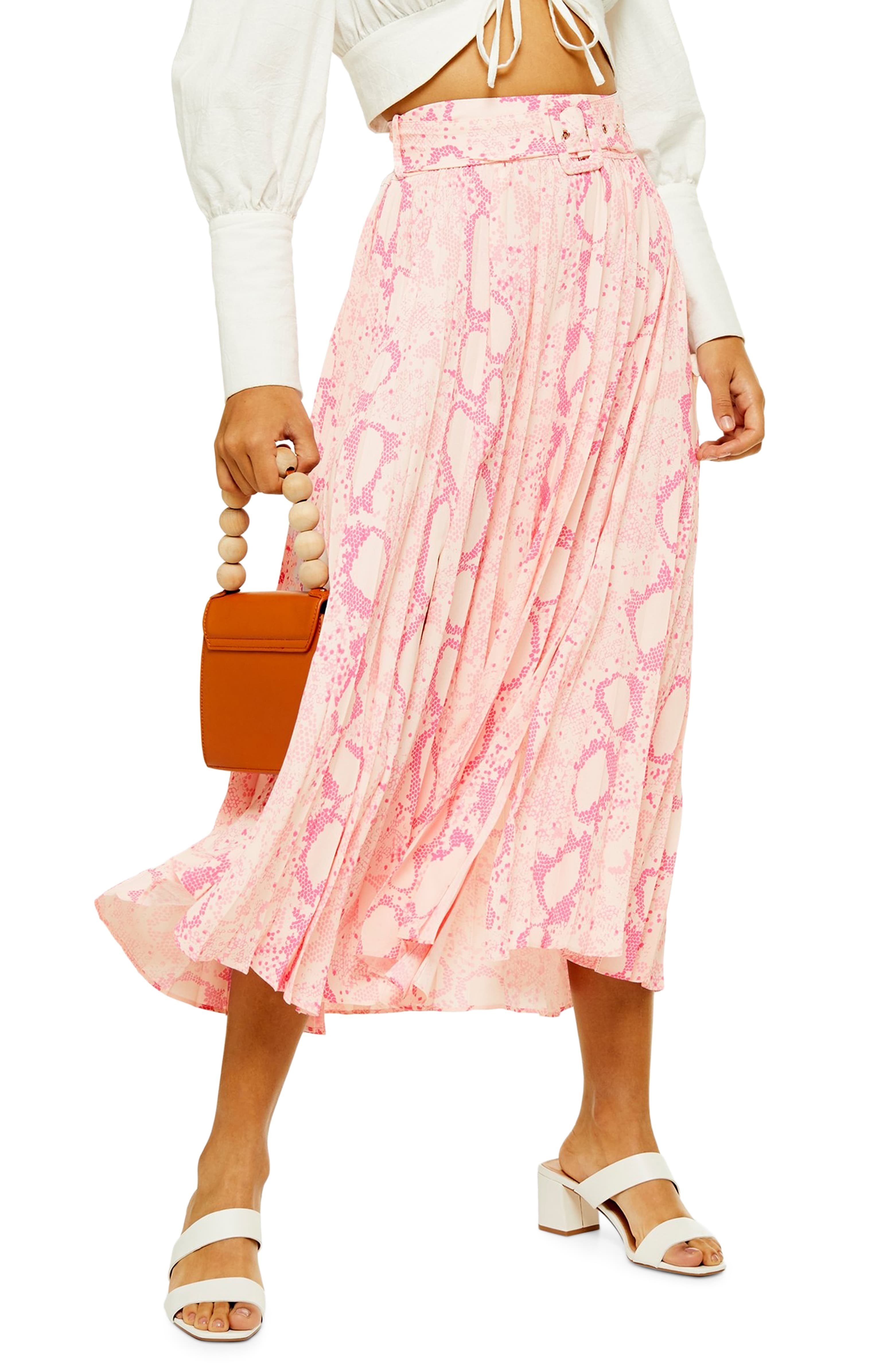 Snake Print Midi Skirt | Nordstrom