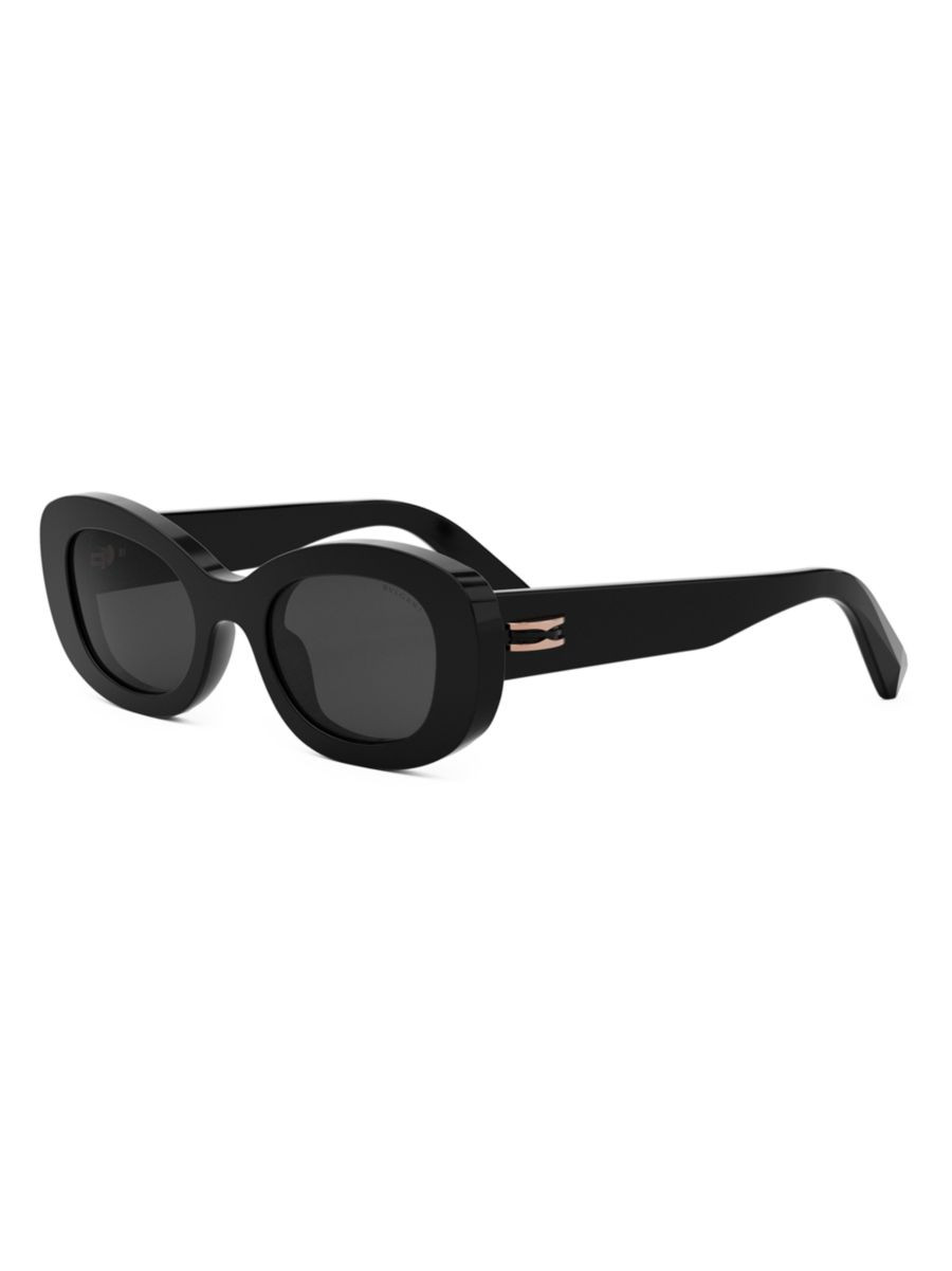 B.Zero1 50MM Oval Sunglasses | Saks Fifth Avenue