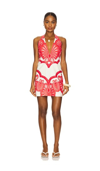 Kennedy Mini Dress in Red Print | Revolve Clothing (Global)