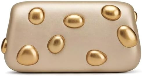 PU Leather Wedding Evening Bag Formal Clutch Purse for Women with Pebbles | Amazon (US)
