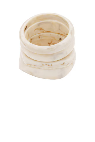 Marble Resin Bangles in Marble | Revolve Clothing (Global)