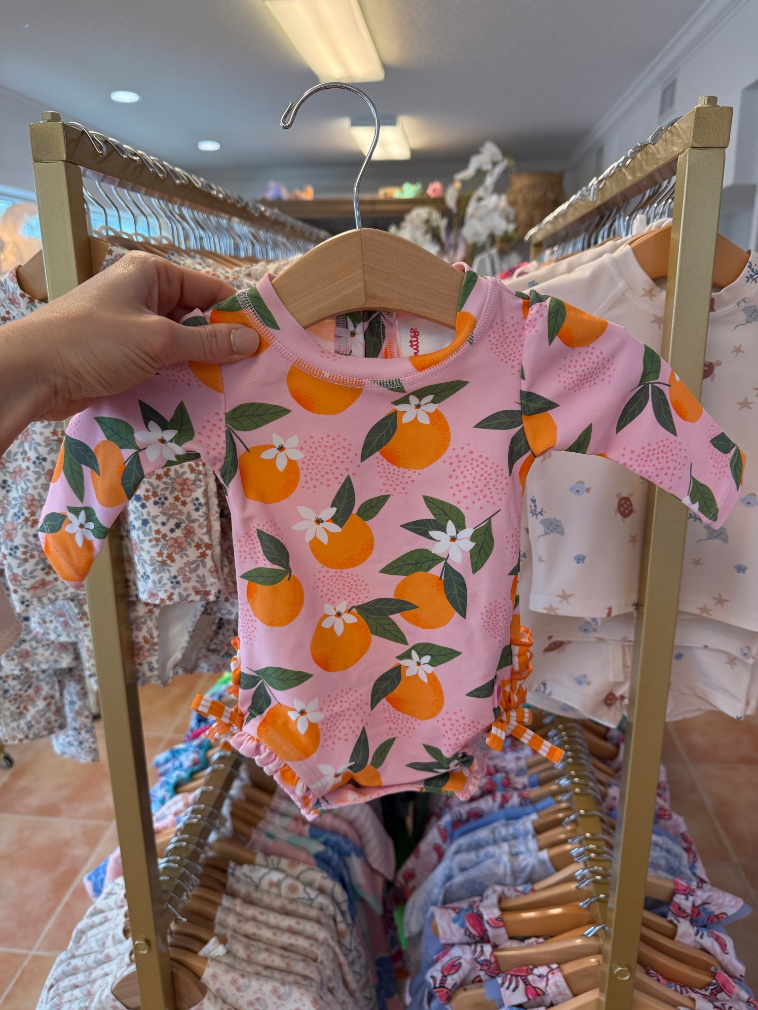 Picked up a swimmy for baby girl!
This pattern also comes in a few other styles and boy swim trunks so she can match brother. 🩷

#LTKSaleAlert #LTKBaby #LTKSwim