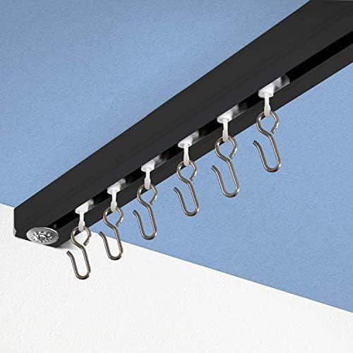 Room/Dividers/Now Ceiling Curtain Track Set - Comes with Track, Roller Hooks, Installation Hardwa... | Amazon (US)
