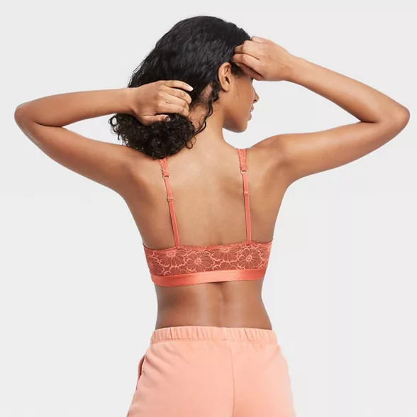 Women's High Neck Lace Brami - Colsie™ | Target