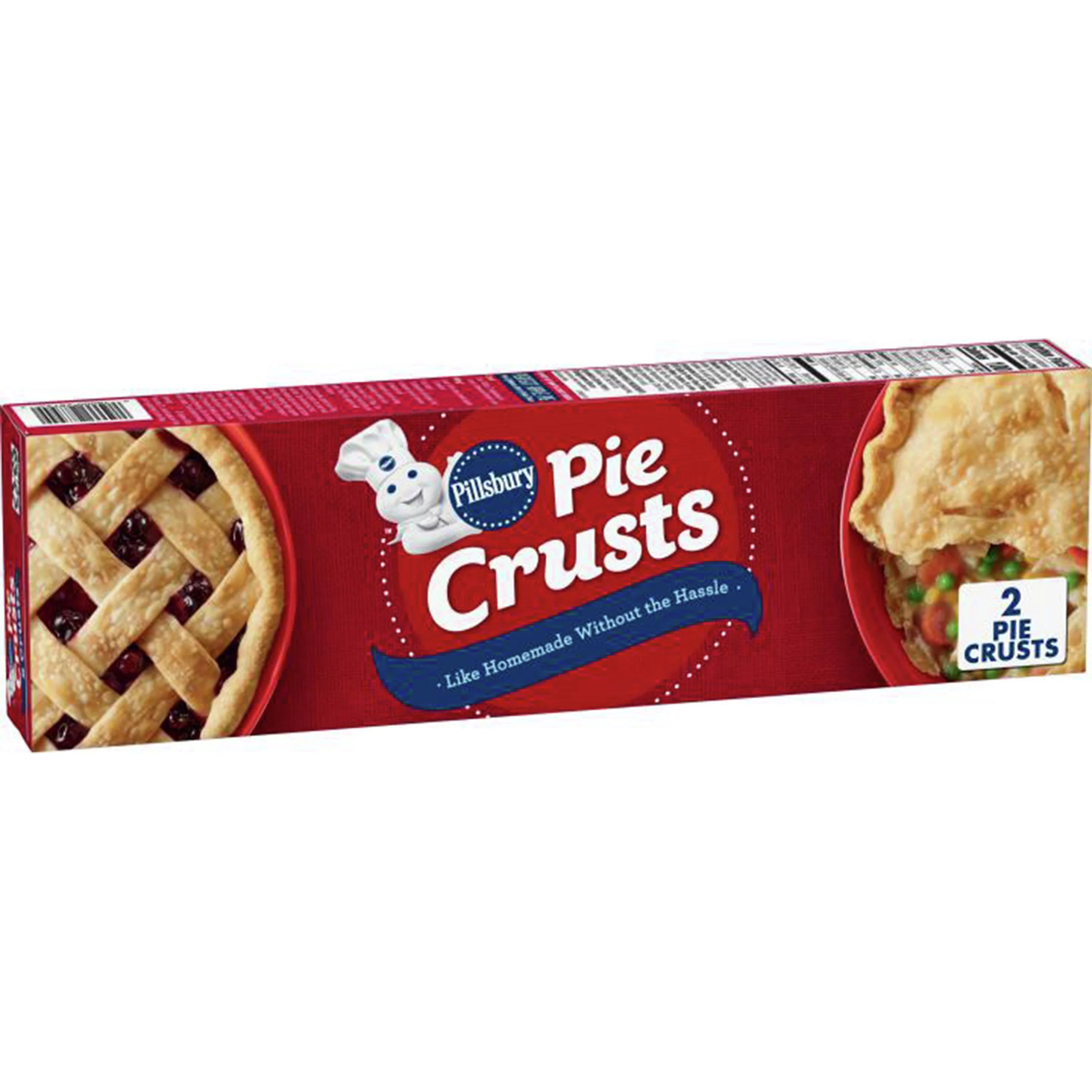 Pillsbury Premade Refrigerated Pie Crusts, 2 Count | Walmart (US)