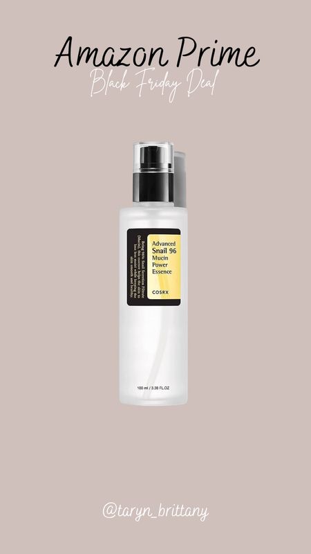 My favorite hydrating snail essence facial serum is 44% off for Black Friday 💕

#LTKbeauty #LTKCyberWeek #LTKfindsunder50