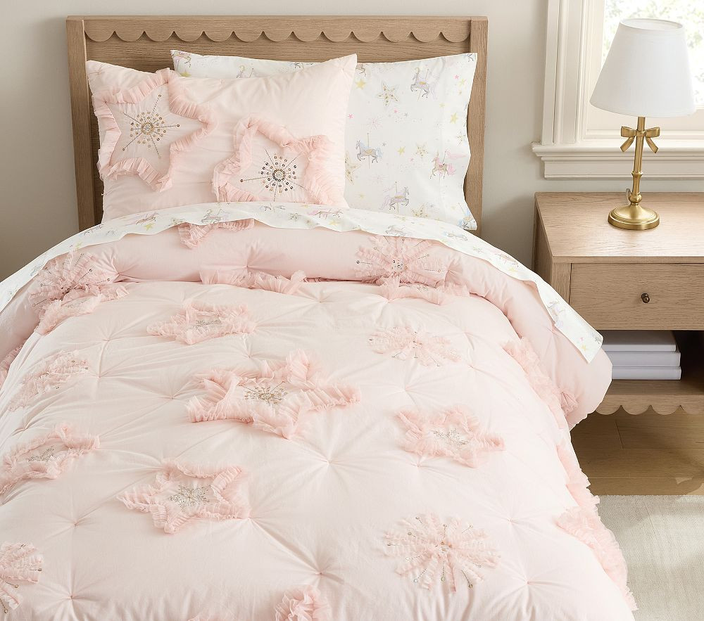 Tutu du Monde Star Tulle Quilt & Shams | Pottery Barn Kids
