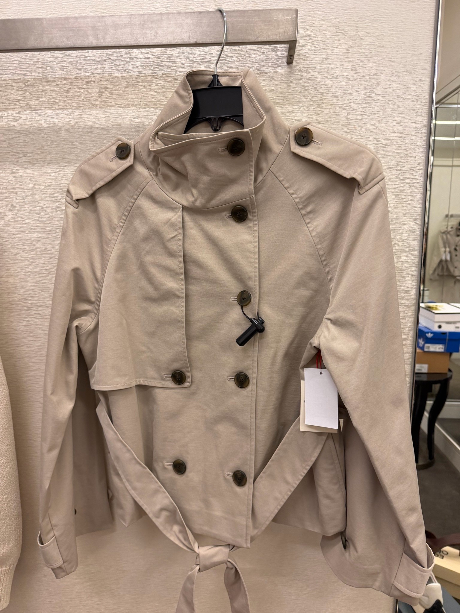 I bought this cropped trench! So cute for fall and can’t beat the sale price

#LTKootd #LTKmomlife #LTKSaleAlert