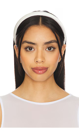 Tiana Headband in Cream | Revolve Clothing (Global)