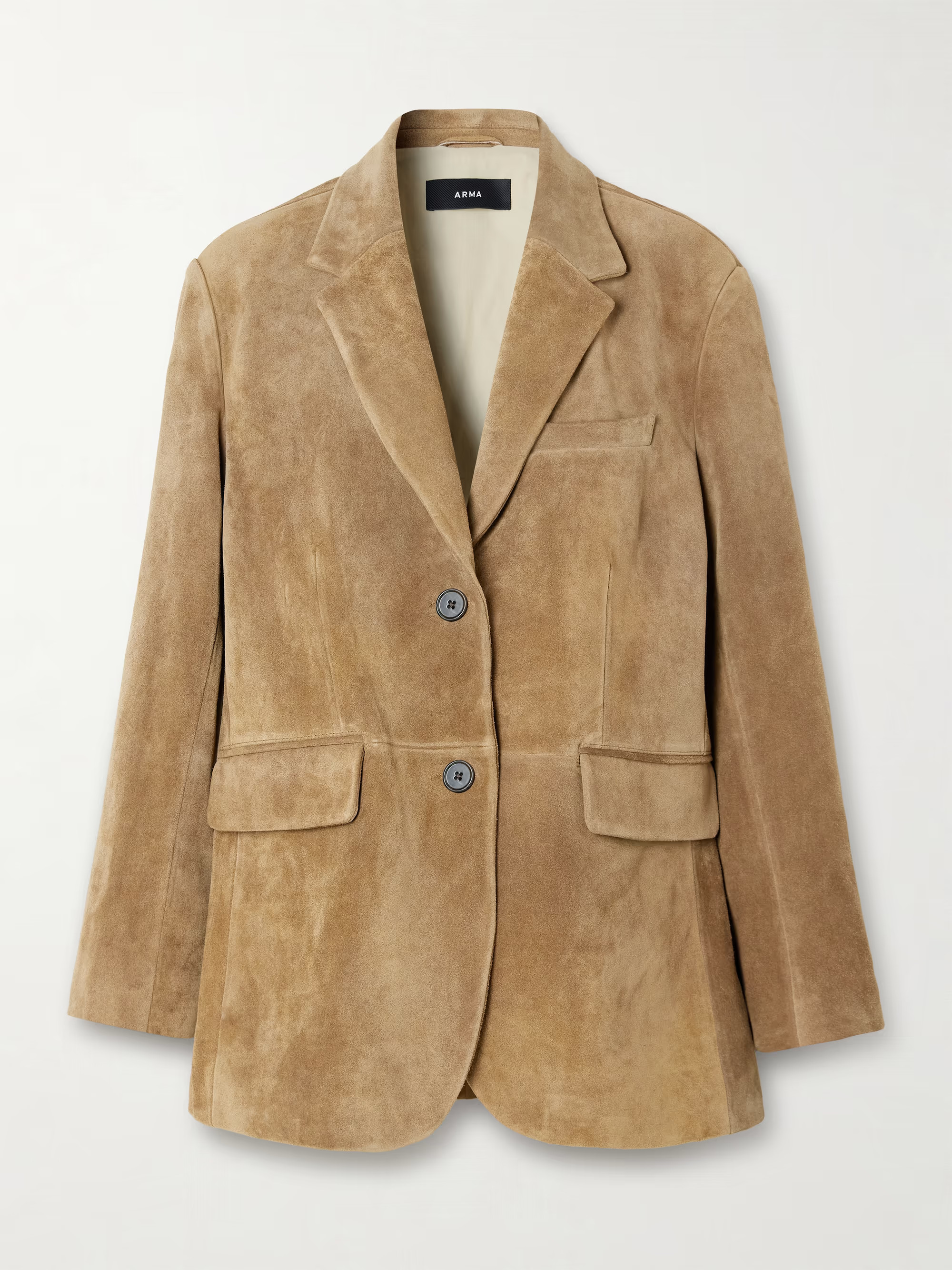 Benny paneled suede blazer | NET-A-PORTER (US)