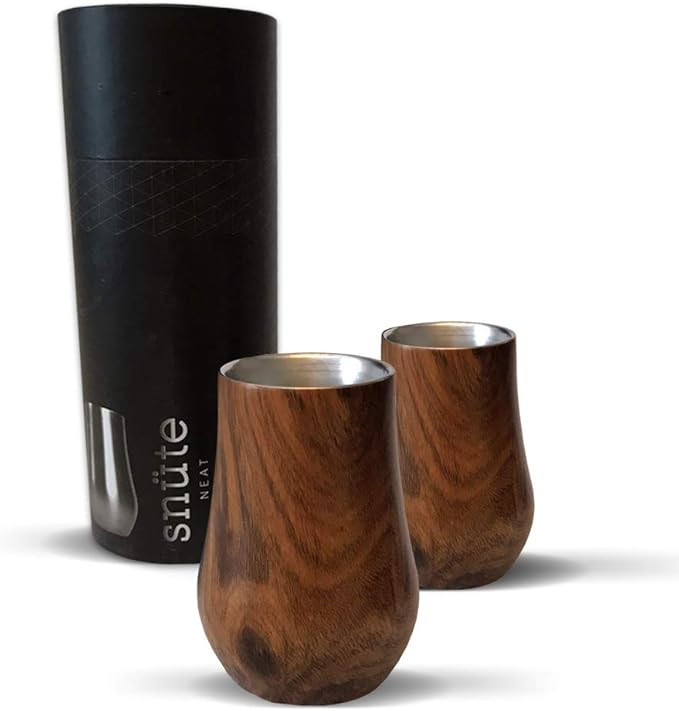 Snüte Double-wall Stainless Steel Whiskey Glasses - Stemless Whiskey Nosing Glass - Gift for Whi... | Amazon (US)