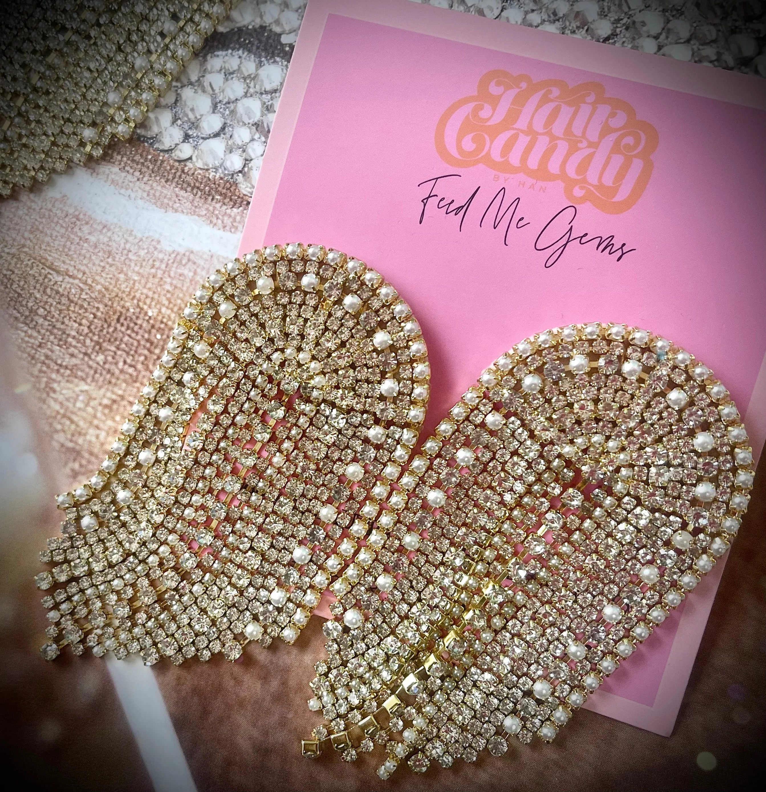 Champagne Crystal Jumbo Short Rainbows | Feed Me Gems