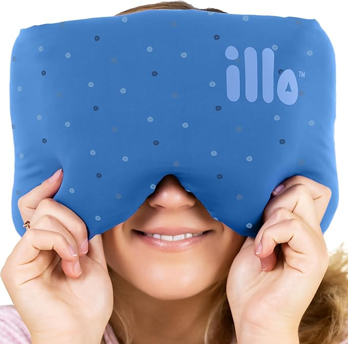 Wearable Pillow Sleep Mask | Blackout Weighted Eye Mask for Sleeping Napping & Side Sleepers | So... | Amazon (US)