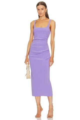 Bec + Bridge Karina Tuck Midi Dress in Grape from Revolve.com | Revolve Clothing (Global)