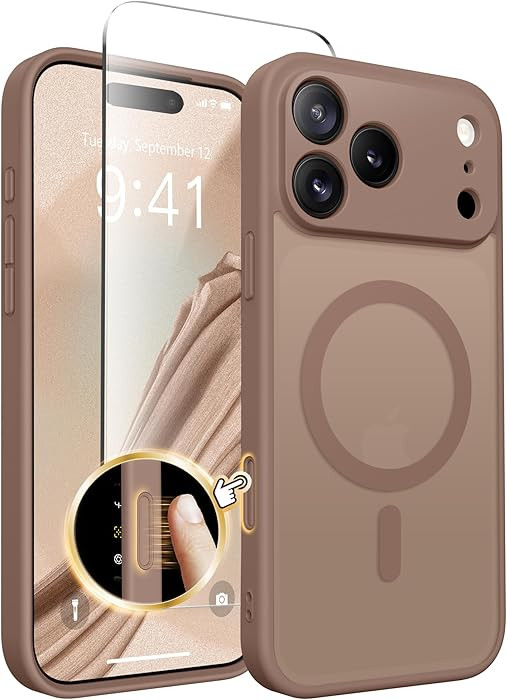 CAPRARO Magnetic for iPhone 17 Pro Case, Upgraded [Full Camera Protection] [Compatible with MagSa... | Amazon (CA)