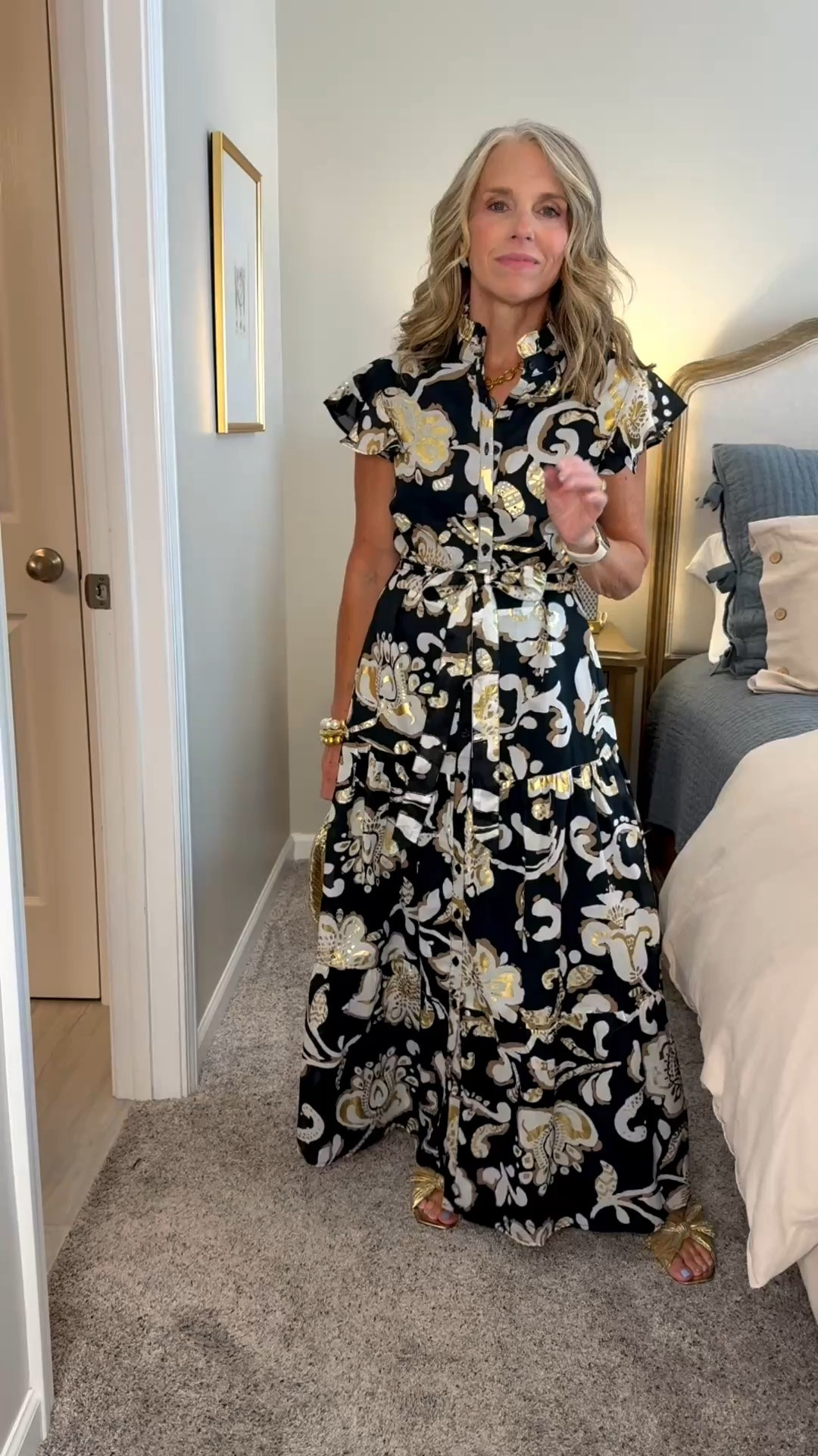 Wearing XS. This dress can be dressed up for a wedding guest look or worn more casually for church, brunches, showers.

#LTKgrwm #LTKootd #LTKOver40