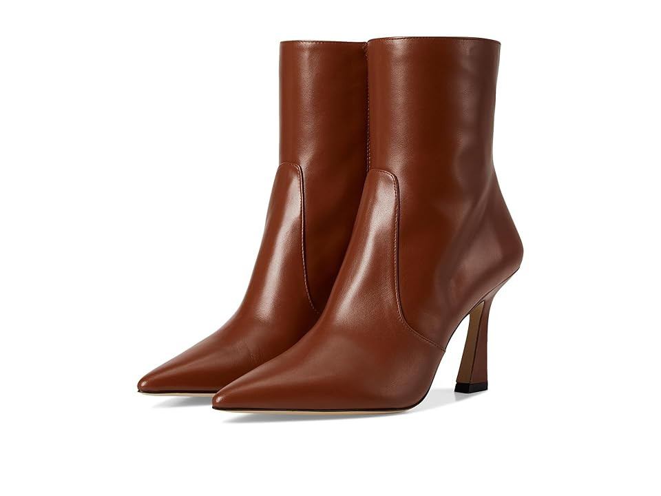 Stuart Weitzman Vinnie Zip Bootie 85 Women's Boots Luxe Saddle : 9.5 M, Leather | Zappos