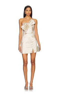 Yumi Kim Avery Dress in Gold from Revolve.com | Revolve Clothing (Global)