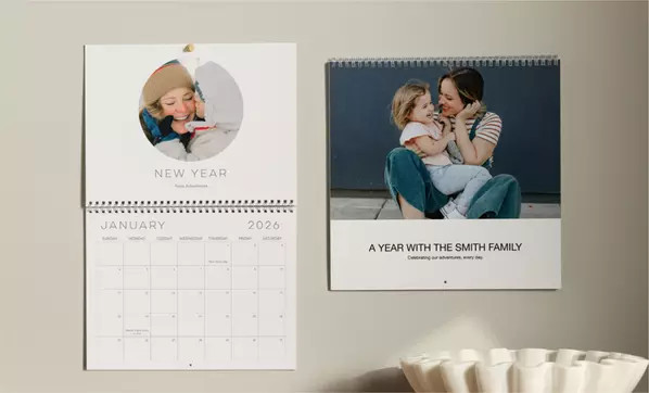 Shutterfly Personalized 2026 12-Month Photo Wall Calendars for Up to 83% Off | Groupon North America