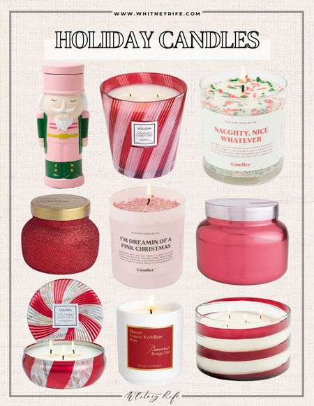 Holiday candles
Christmas candles


#LTKSeasonal #LTKHoliday #LTKGiftGuide