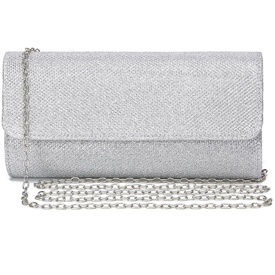 Outrip Women's Evening Bag Clutch Purse Glitter Party Wedding Handbag with Chain | Amazon (US)