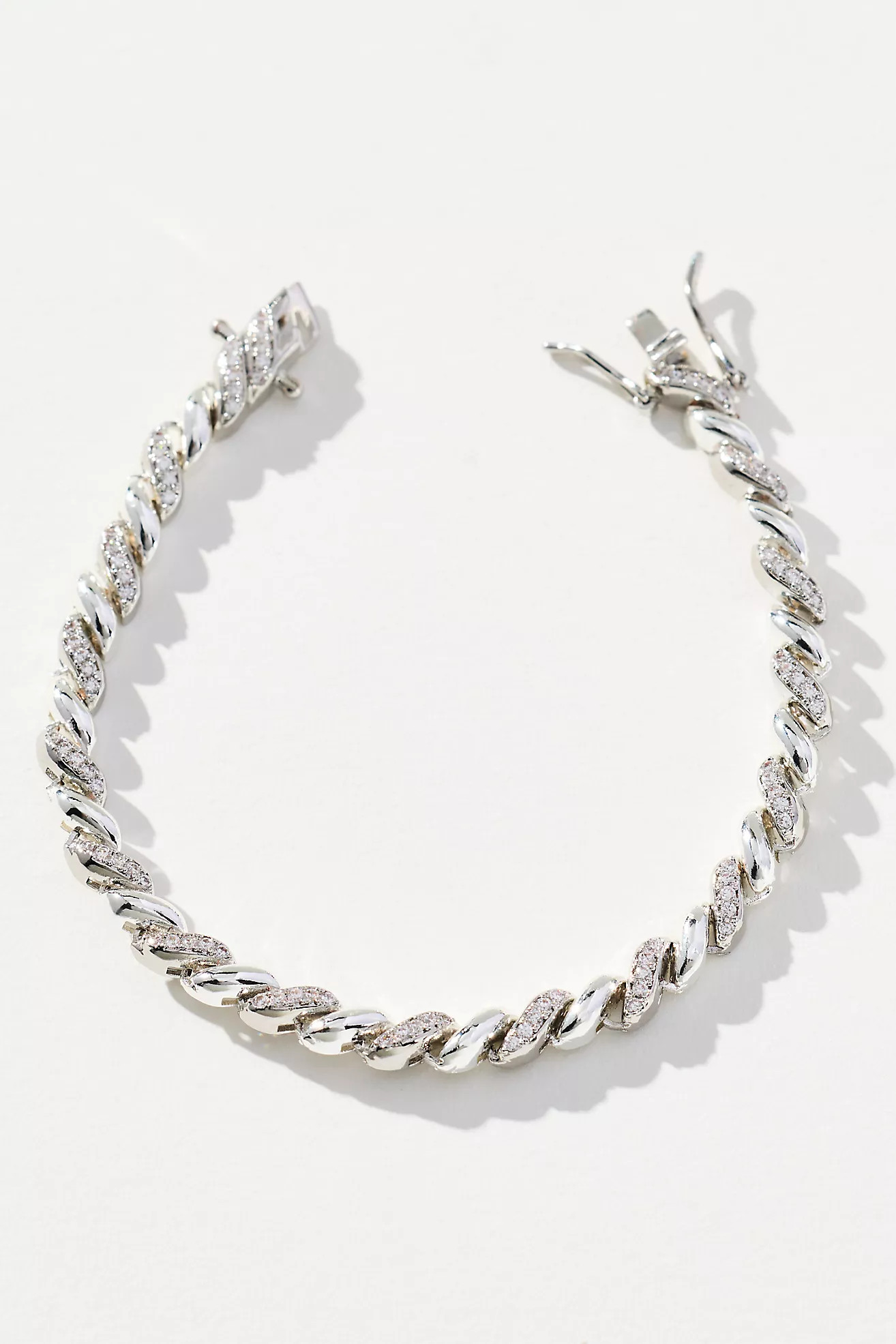 Twisted Pavé Bracelet | Anthropologie (US)