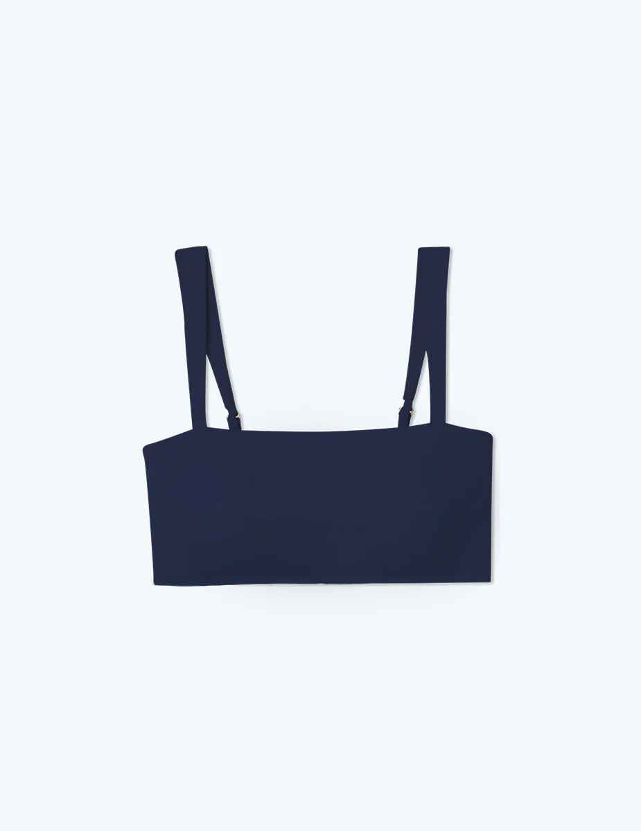 The Wide Strap Oasis Bikini Top - Seaweed | SummerSalt