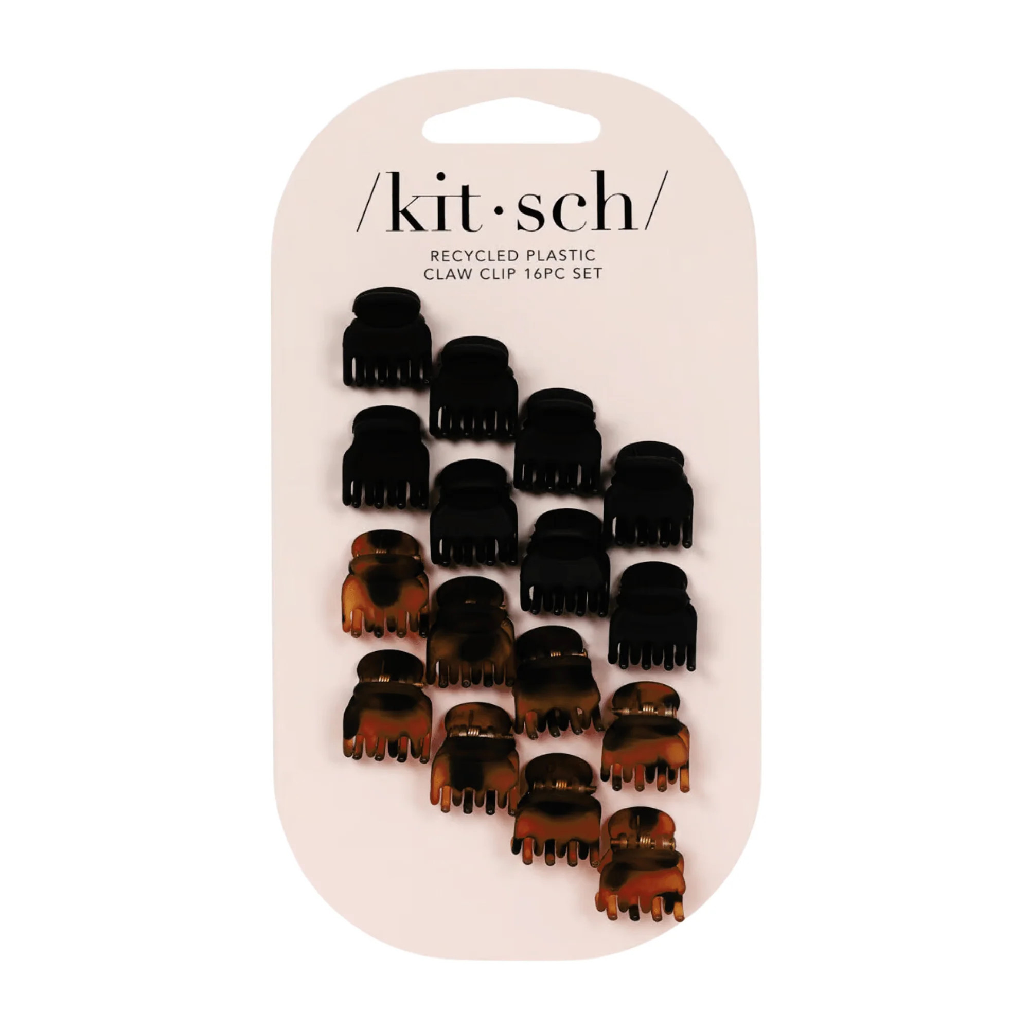 kitsch Recycled Plastic Mini Claw Clips Set (16 pieces) #10087446 | Smallflower