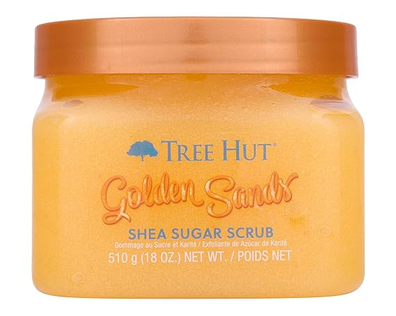 Tree Hut Golden Sands Shea Sugar Scrub, Exfoliating, Hydrating & Moisturizing Body Scrub with She... | Amazon (US)