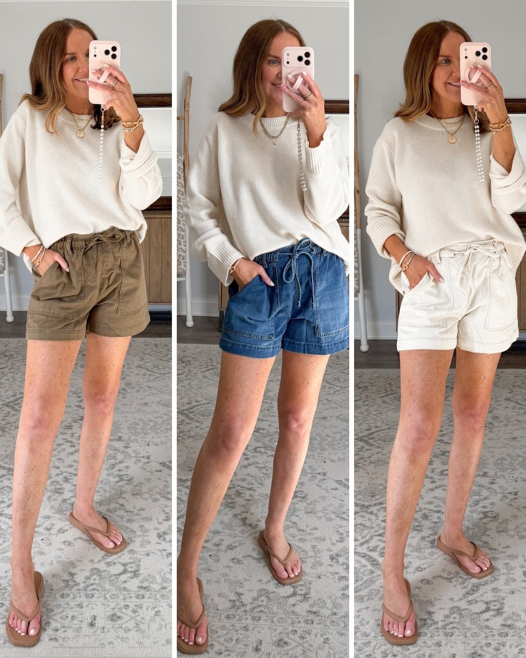 I'm not a shorts girl, but these changed my mind a $22, ultra flattering, with a good inseam length. And the soft lightweight , flexible denim fabric makes them
comfortable for all day wear. Four washes and I'm wearing a medium for a slouchy fit.

Summer outfits for women over 40, flattering denim shorts, comfy casual style, warm weather outfit inspiration, comfy warm weather style, vacation outfit, summer wardrobe must haves, comfortable denim

#LTKSeasonal #LTKOver40 #LTKootd