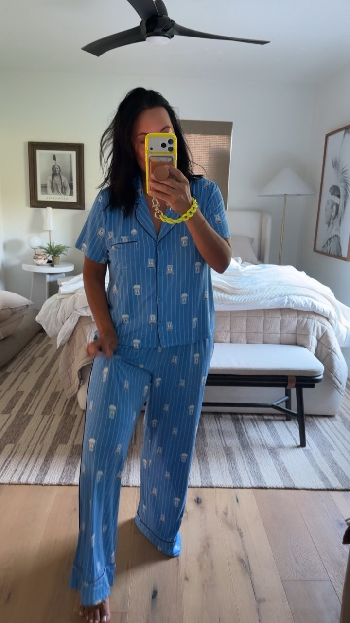 Definitely recommend these pajamas! So soft, cute and I don’t get hot in them. I did a size large in them

#LTKSaleAlert #LTKOver40 #LTKMidsize