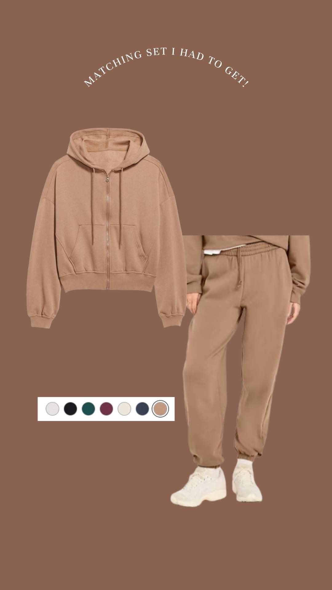 I had to get this set it’s so cute! Ordered pants in the tall length :) so many colors! Got both in a size M!