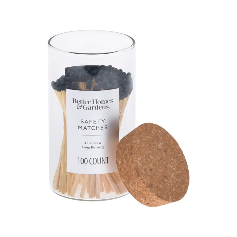 Better Homes & Gardens Premium 4" Wooden Safety Matches | Walmart (US)