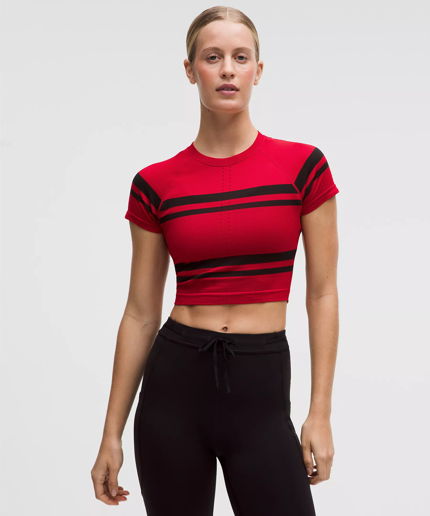 Swiftly Tech Cropped Short-Sleeve Shirt 2.0 | Lululemon (US)
