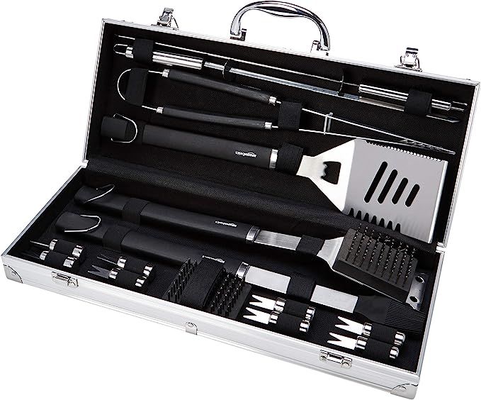 Amazon Basics Grilling Tool Set - 15piece + Free Shipping | Amazon (US)