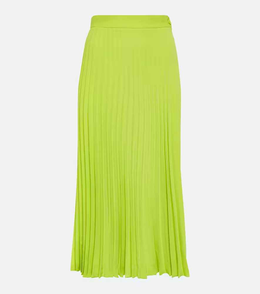 MM6 Maison Margiela Pleated midi skirt | Mytheresa (US/CA)
