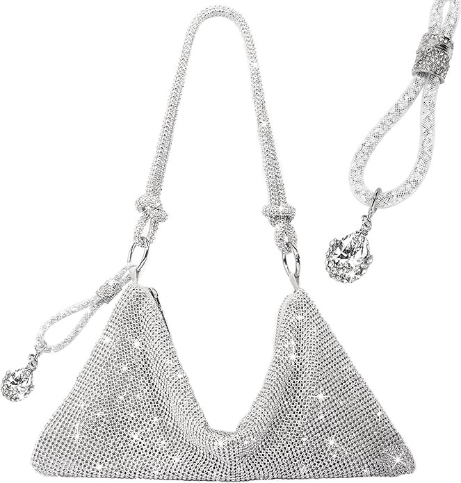 Rhinestone Purse for Evening - Crystal Evening Bags for Women, Sparkly Purse for Party, Dinner, E... | Amazon (US)