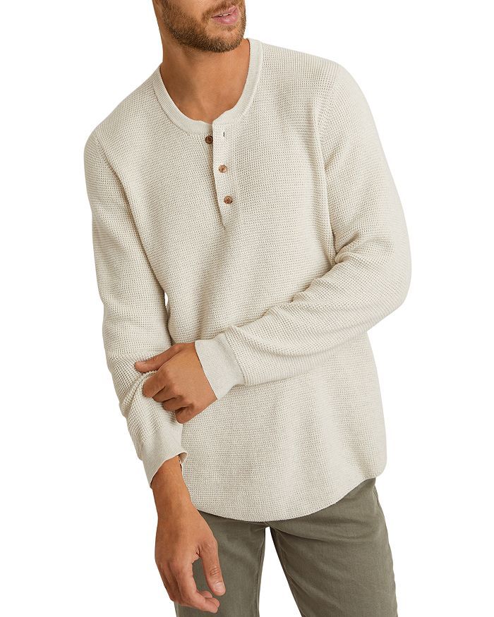 Oatmeal Heather Henley Sweater | Bloomingdale's (US)