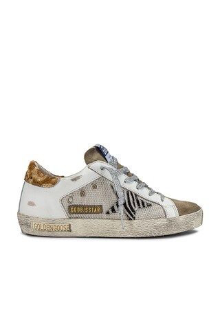 Golden Goose Superstar Sneaker in Light Silver, White, Taupe, Zebra, & Haze Leopard from Revolve.... | Revolve Clothing (Global)