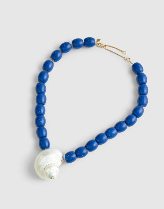 Shell Oversized Beaded Choker Necklace | Madewell