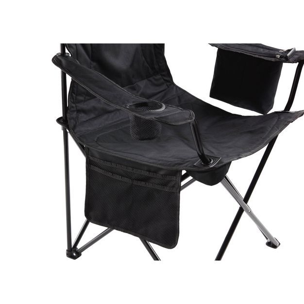 Coleman Quad Portable Camping Chair with Built-In Cooler - Black | Target