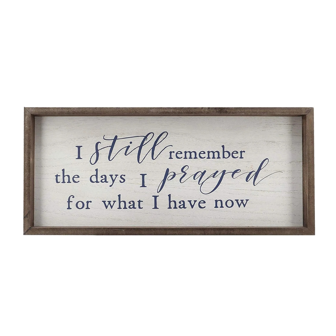 parisloftinc Wooden Sign with Inspired Quotes -I Still Remember the Days | Walmart (US)