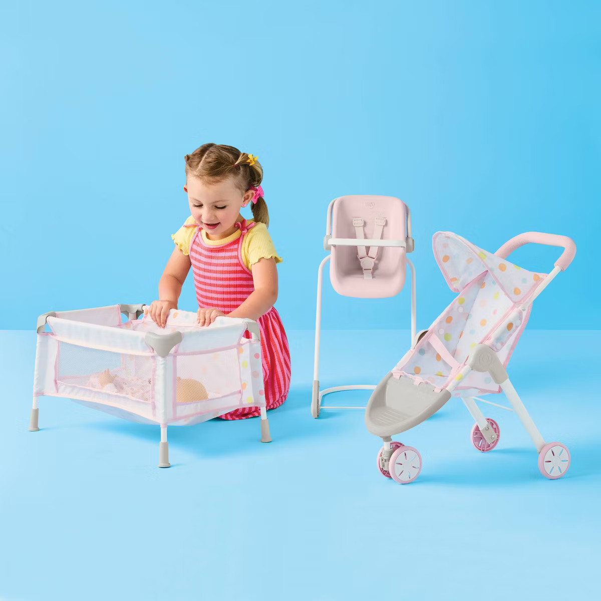 Baby Doll Nursery Bundle for 14" - 16" Dolls - Gigglescape™ | Target