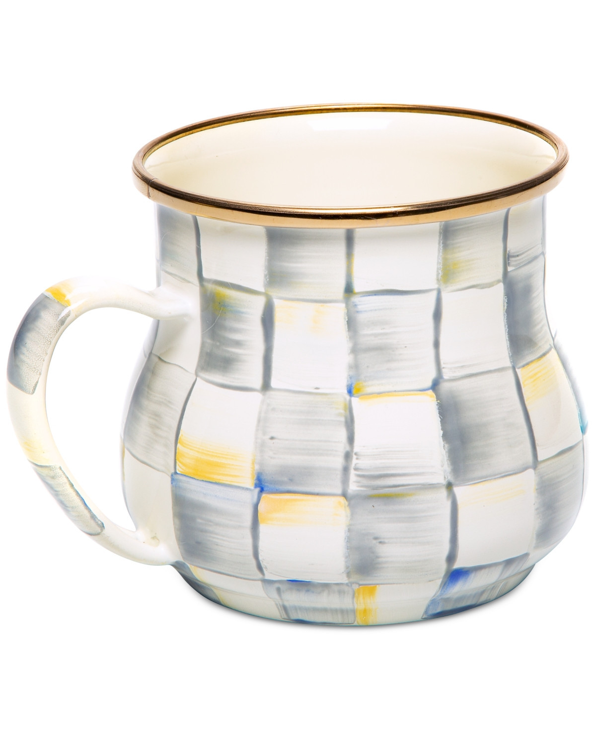 Mackenzie-Childs Sterling Check Mug | Macy's
