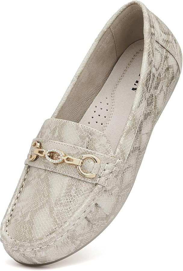 Gasfly Women's Business Loafers Work Casual Flats Shoes Lightweight Penny PU Leather Slip On Walk... | Amazon (US)