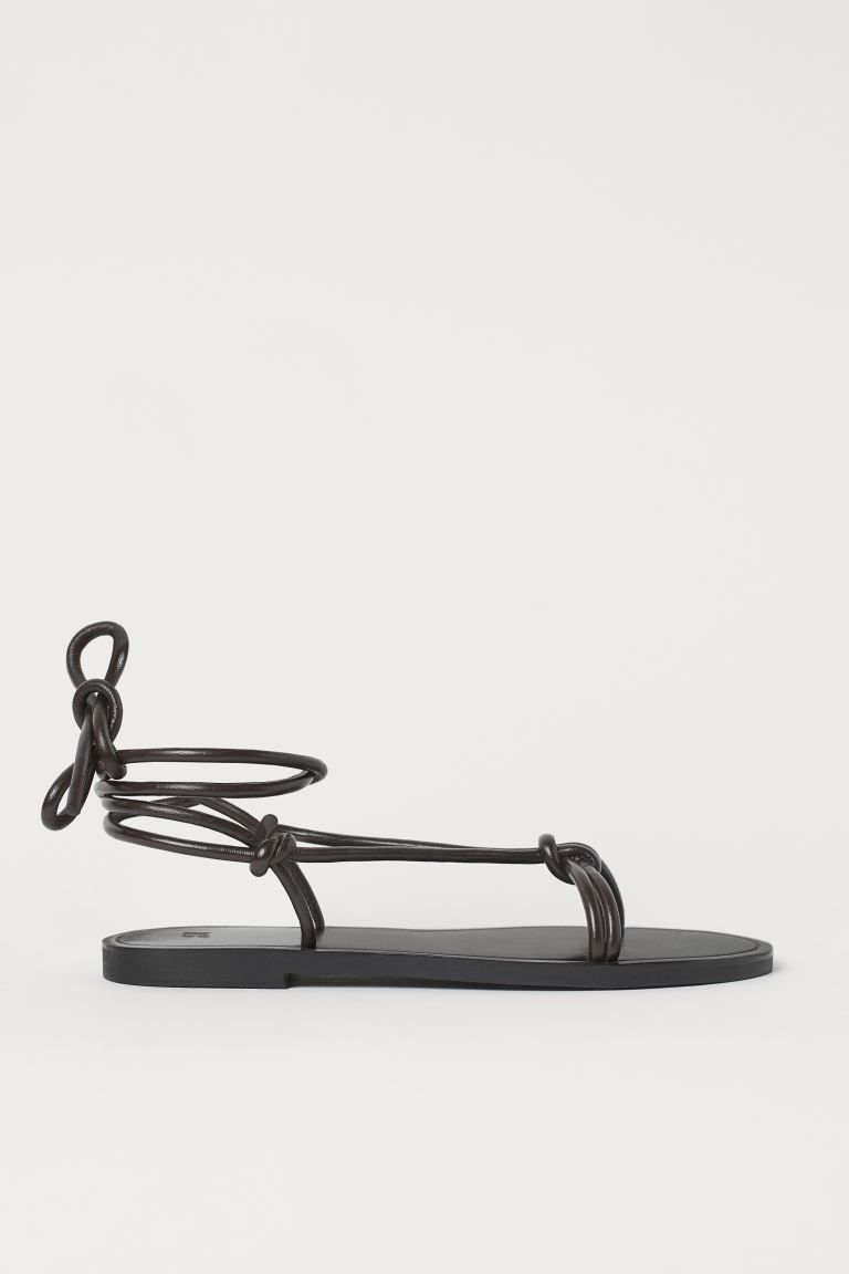 Leather sandals | H&M (UK, MY, IN, SG, PH, TW, HK)