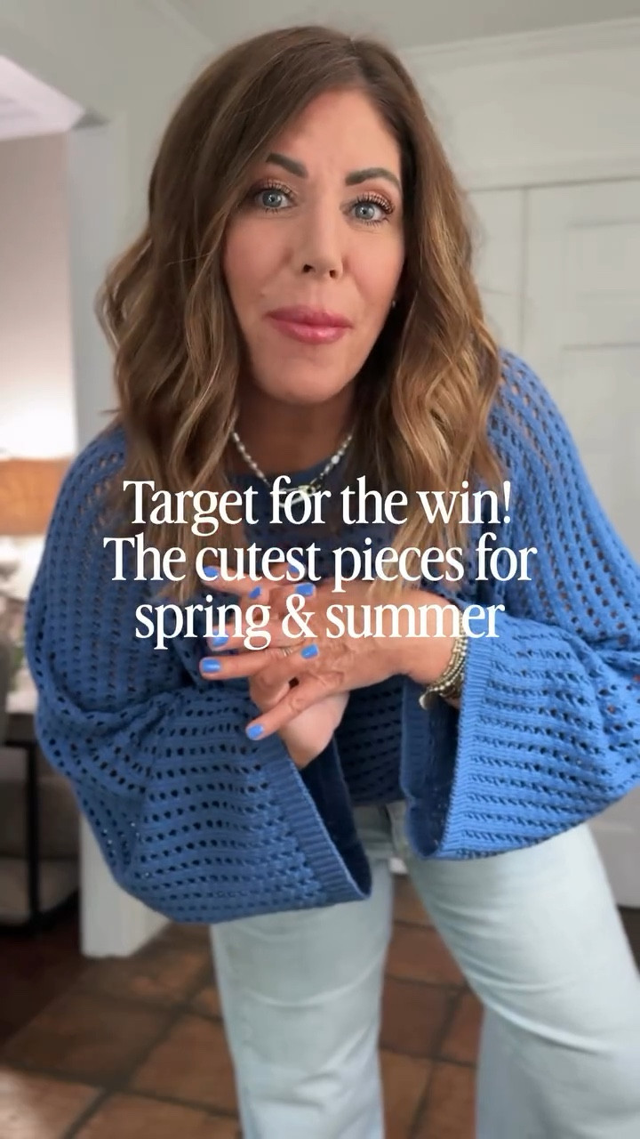 @Target is my love language ❤️

Blue sweater/medium
Blue jeans/size 29 they are lightweight and so comfortable they feel like sweatpants
White denim shorts/29 super comfy with a perfect amount of stretch and so flattering!
Green embroidered linen blend top/large
Denim jacket/large
Wide leg jeans/10
Denim shirt/XL (I size up twice for an oversized fit)
Sweater tank/medium

Casual summer outfits, spring outfits 2026, target haul, over 40 style, weekend style, elevated casual style 

#LTKMidsize #LTKootd #LTKOver40