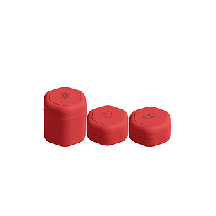 Cadence Health Set Red Set of 3 | The Container Store