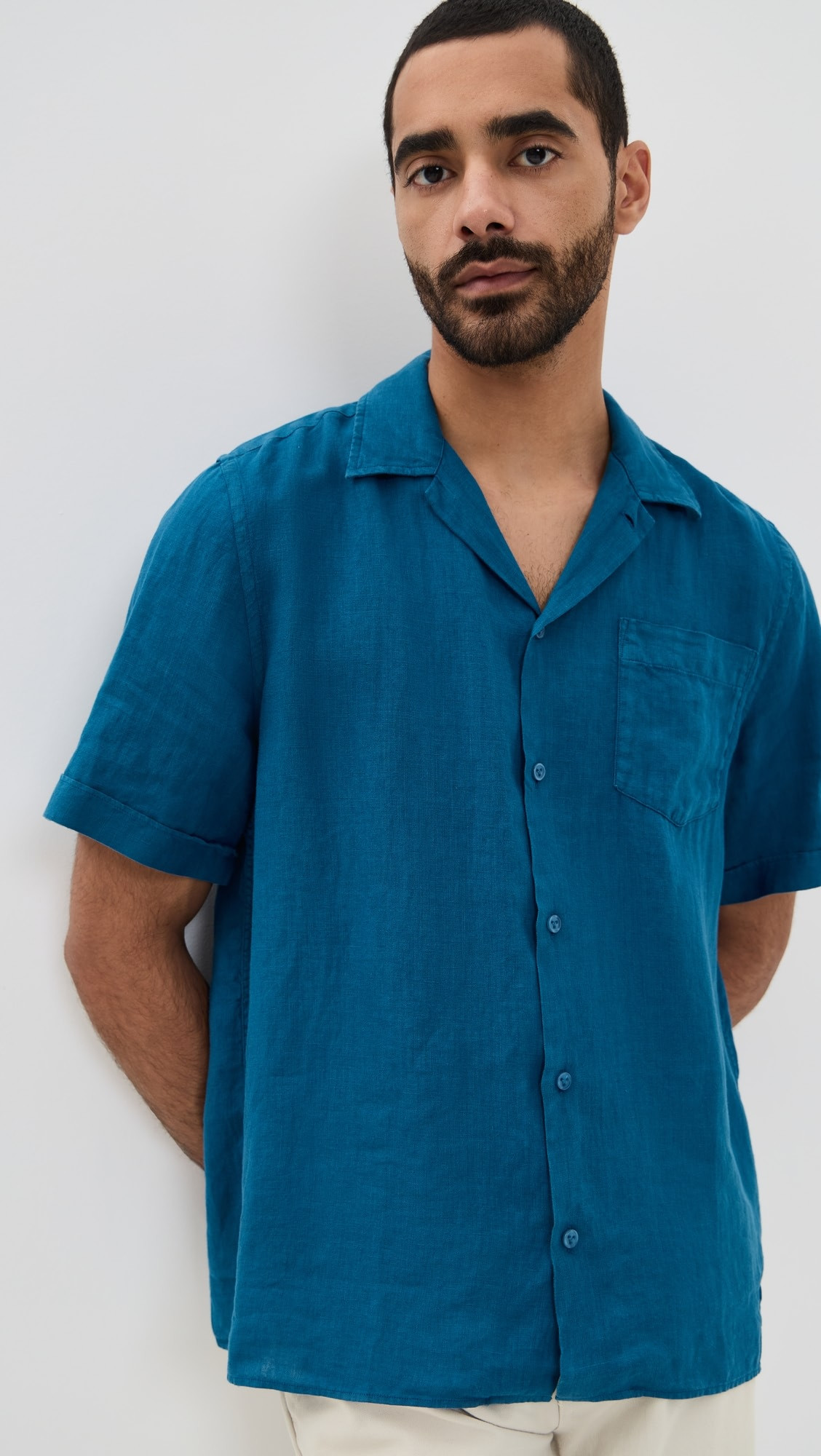 Charli Linen Camp Shirt | Shopbop